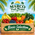 Marco Fresh Market Basic Selection Box filled with fresh fruits and vegetables